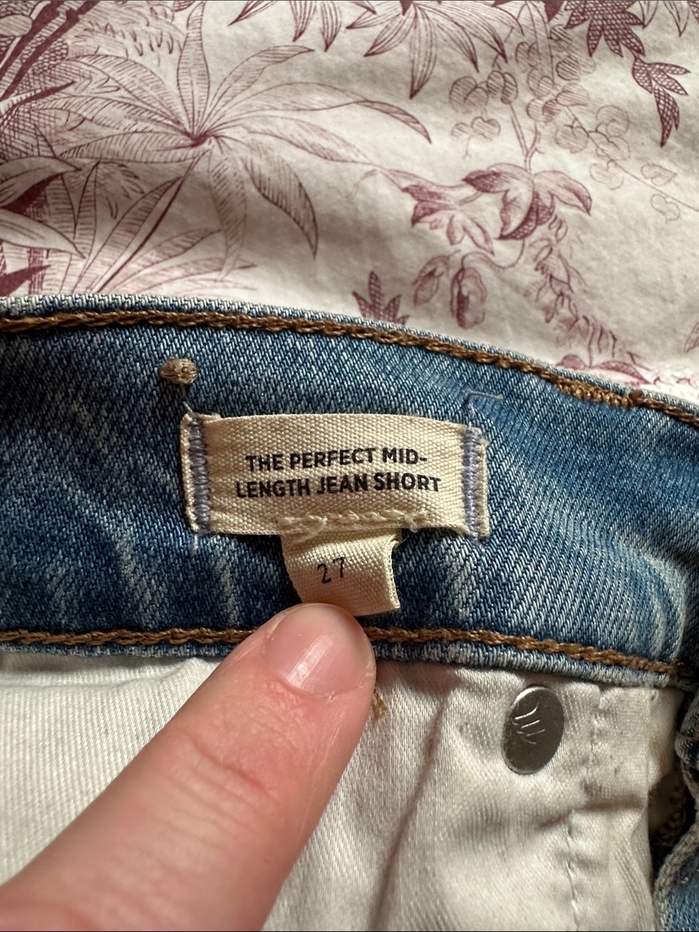Madewell Blue Denim Cutoff Shorts - Picture 4 of 7